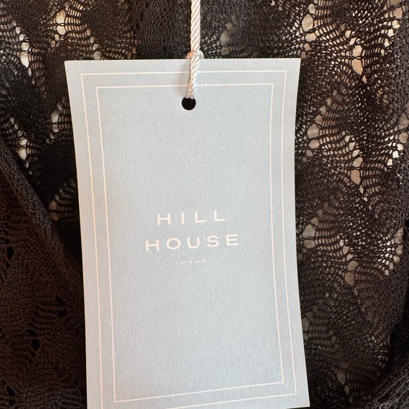 NWT HILL HOUSE large Lou Lou Duster in Black Raschel Knit - Picture 4 of 4